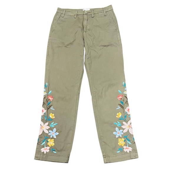 DRIFTWOOD Pants - Driftwood Boho Floral Embroidered Pants